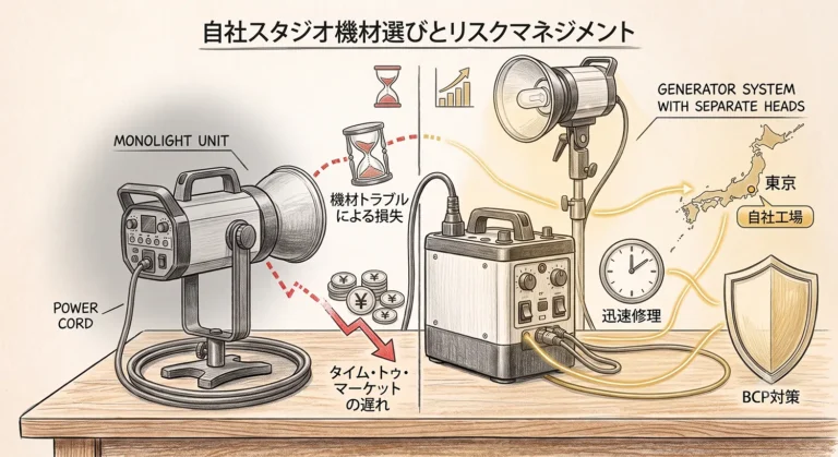 機材トラブルで撮影が止まる損失とは？国内メーカーだからできる「迅速サポート」の経営的価値